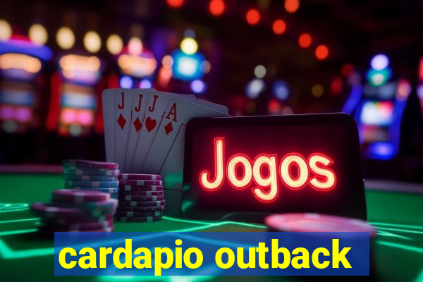 cardapio outback